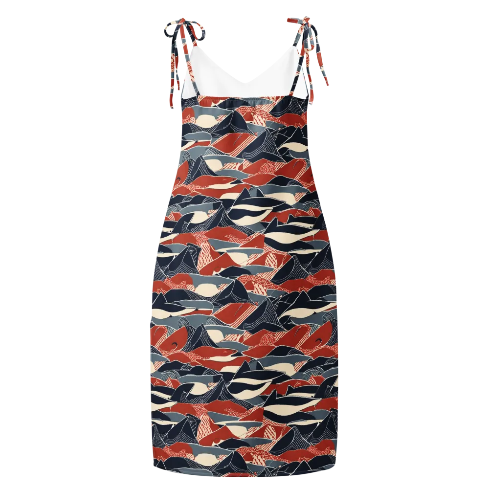 Redfin Rhapsody on Slip Dress — Back