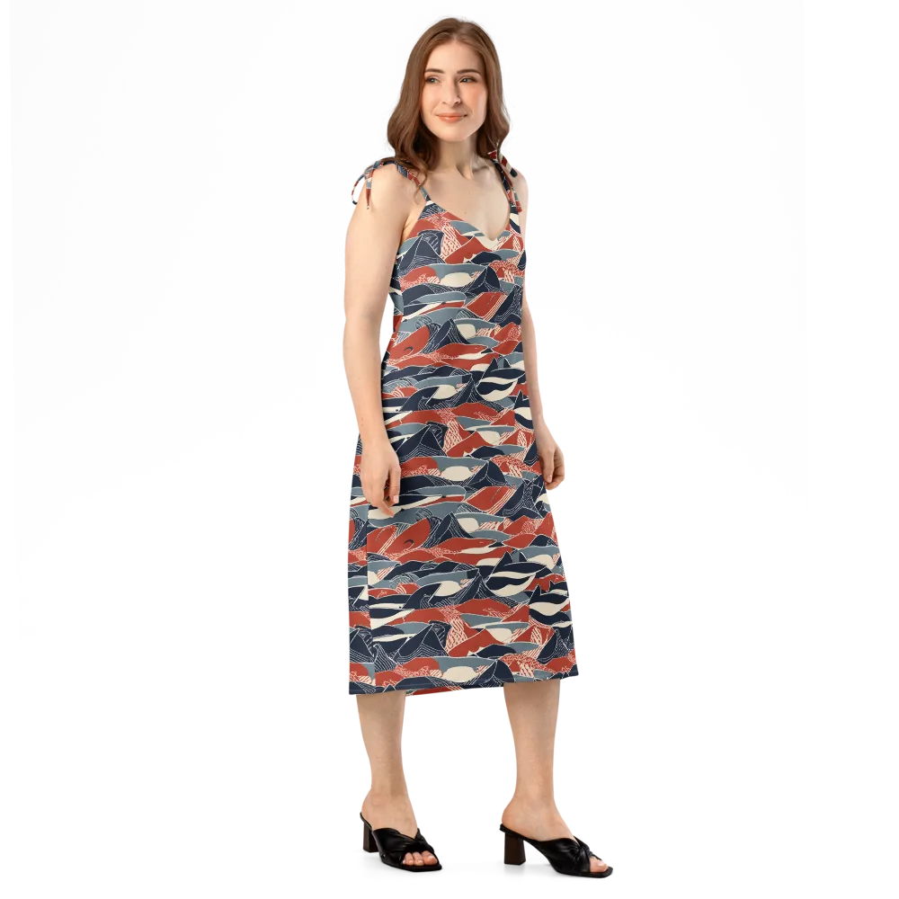 Redfin Rhapsody on Slip Dress — Right Front