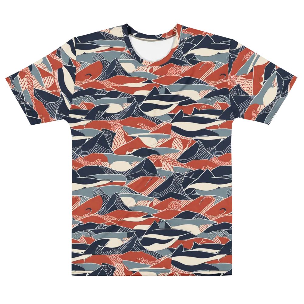 Redfin Rhapsody on Men's Cotton Crew Neck T-Shirt — Front