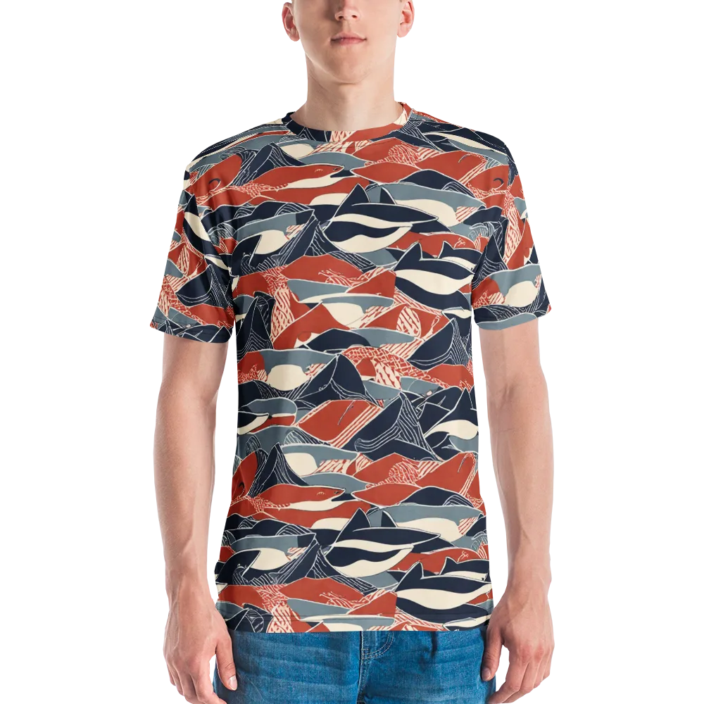 Redfin Rhapsody on Men's Crew Neck T-Shirt — Front