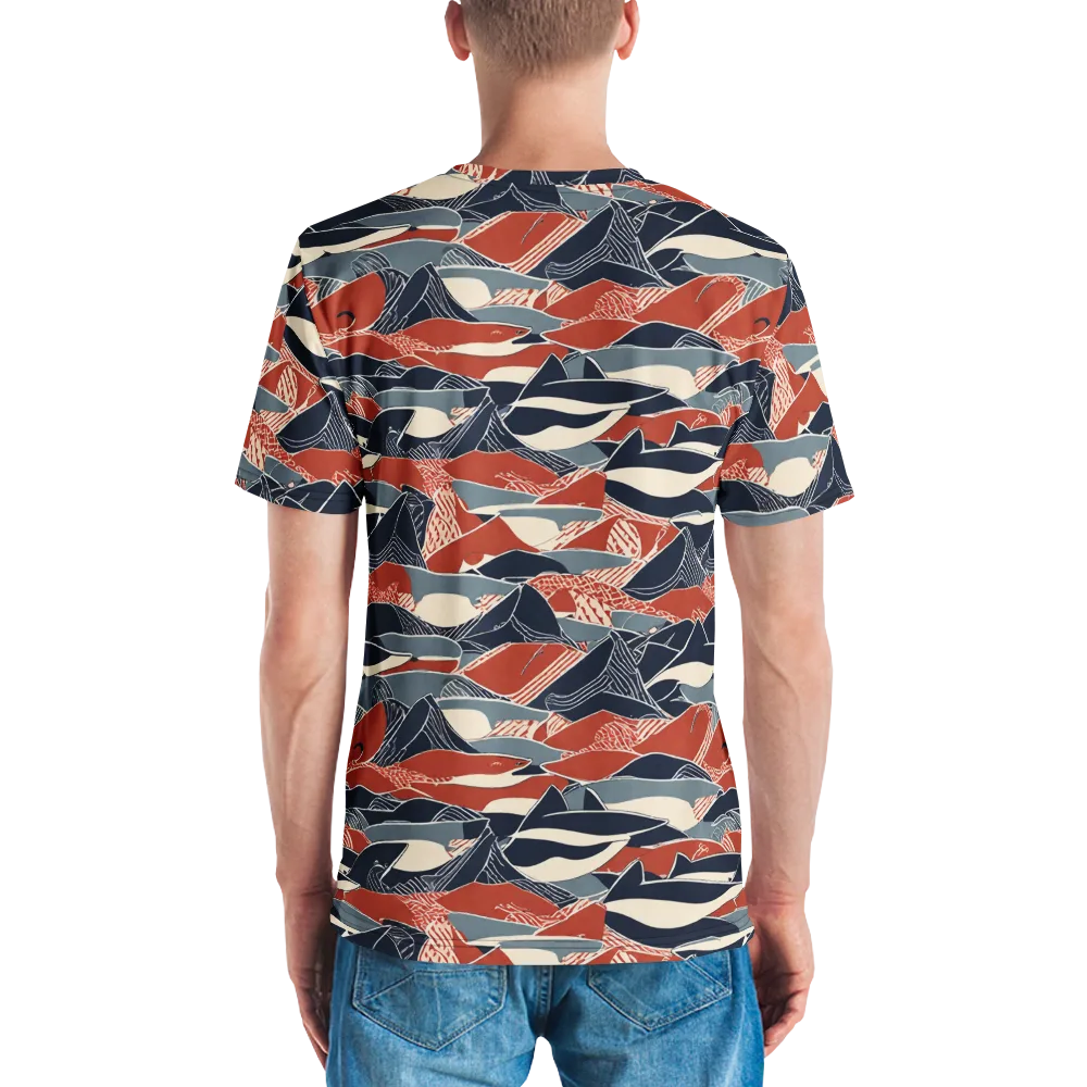 Redfin Rhapsody on Men's Crew Neck T-Shirt — Back