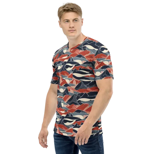 Redfin Rhapsody on a Men's Crew Neck T-Shirt