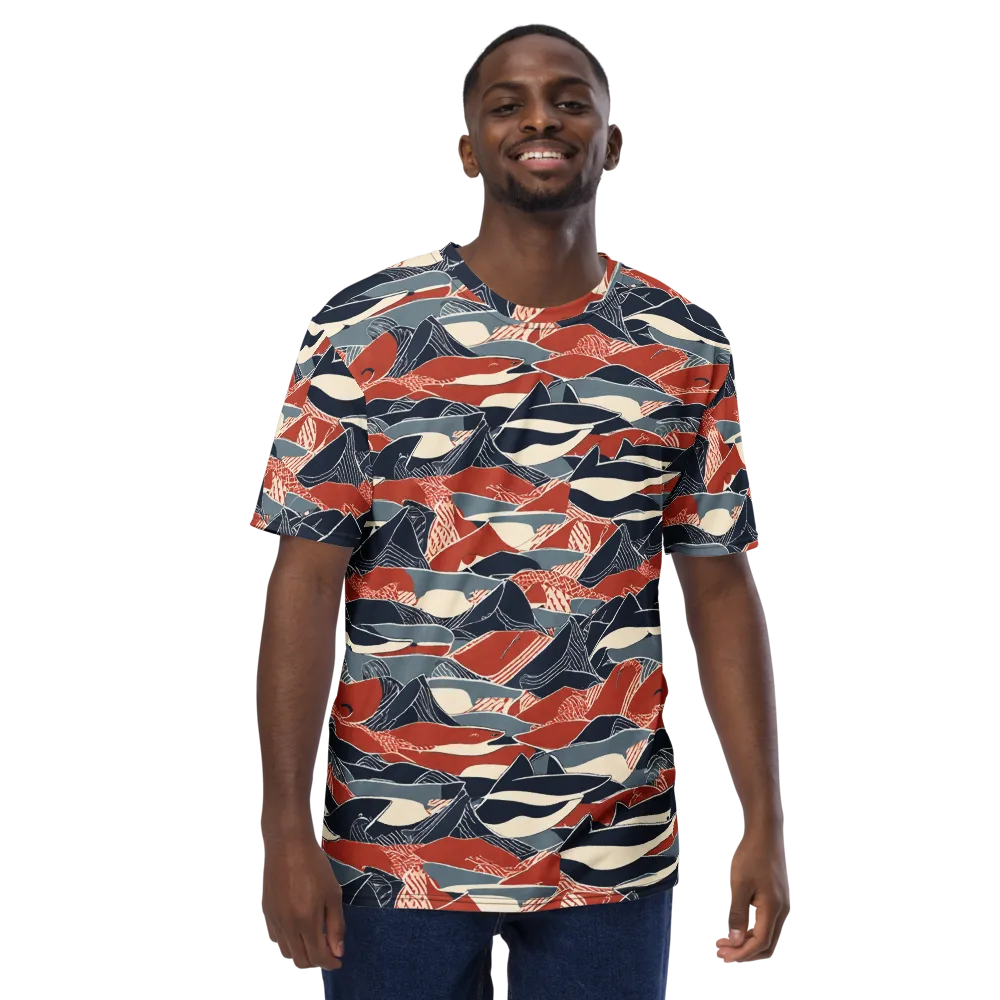 Redfin Rhapsody on Men's Crew Neck T-Shirt — Front