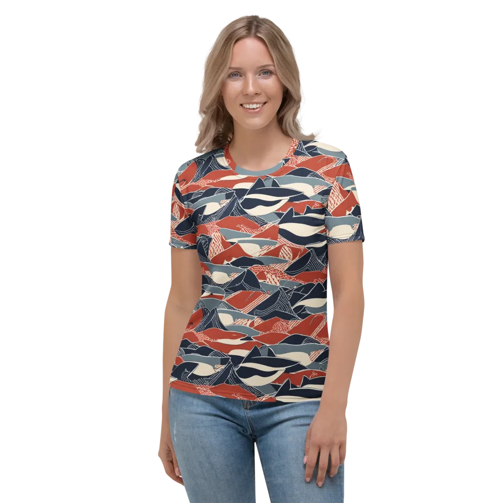 Redfin Rhapsody on Women's Crew Neck T-Shirt — Front