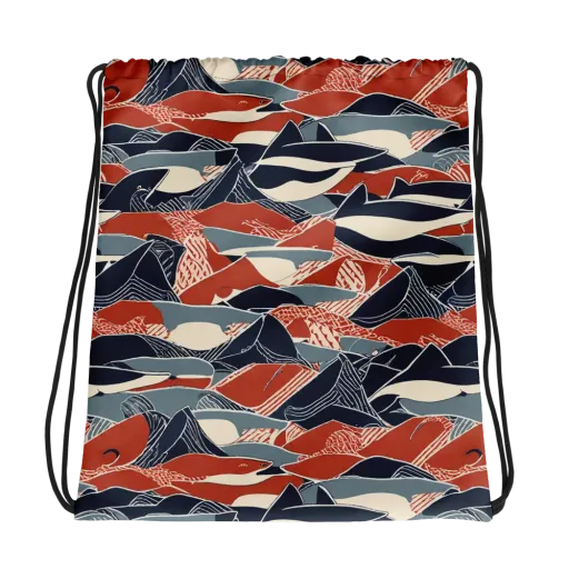 Redfin Rhapsody on a Drawstring Bag