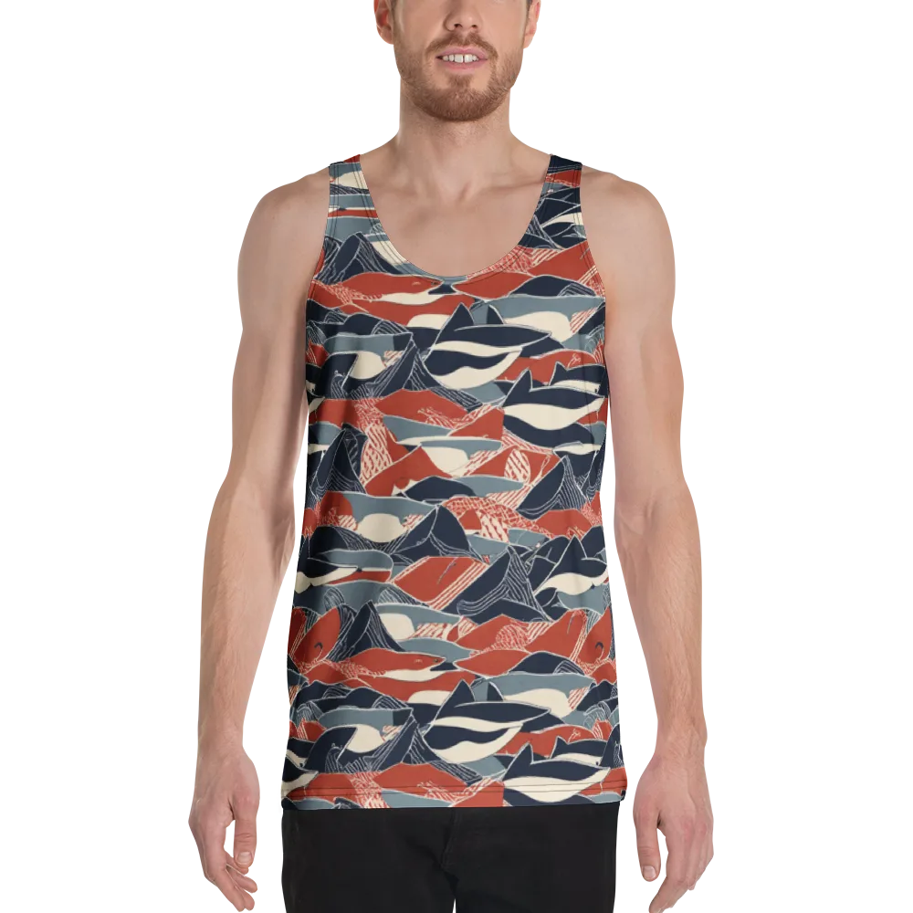 Redfin Rhapsody on Men's Tank Top — Front