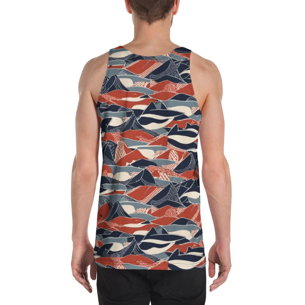 Redfin Rhapsody on Men's Tank Top — Back