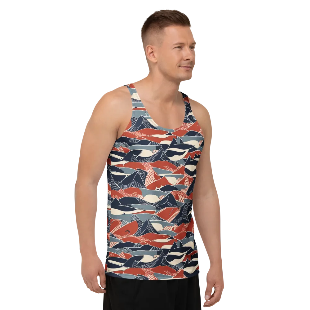 Redfin Rhapsody on Men's Tank Top — Right Front