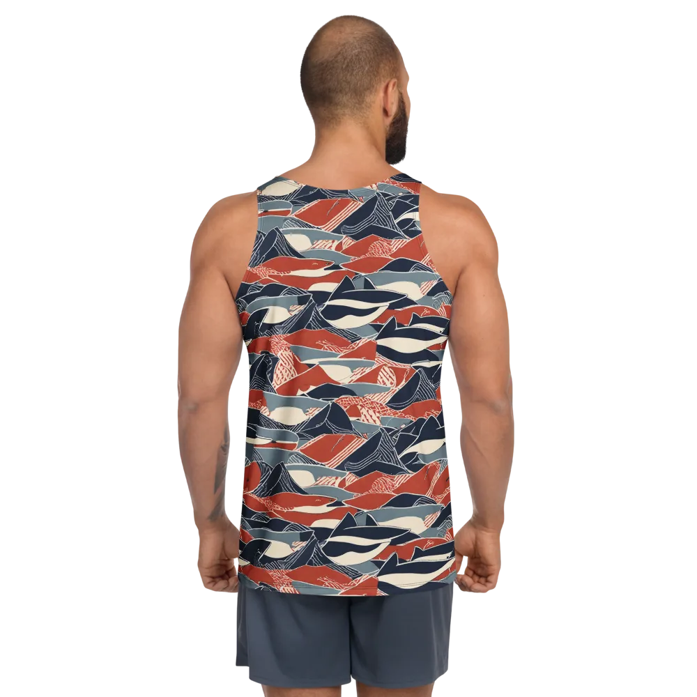 Redfin Rhapsody on Men's Tank Top — Back
