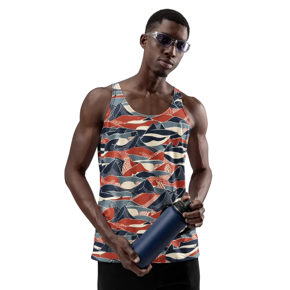 Redfin Rhapsody on Men's Tank Top — Front