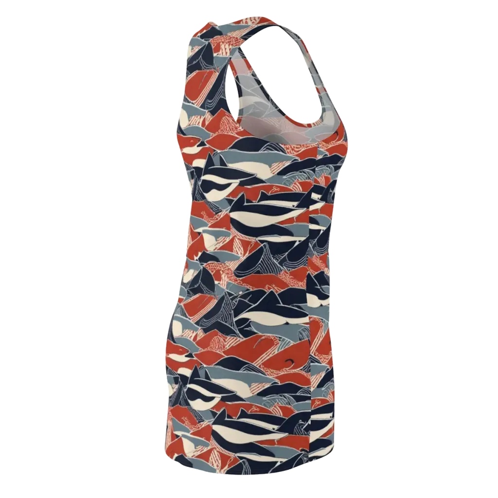 Redfin Rhapsody on Racerback Dress — Back Side
