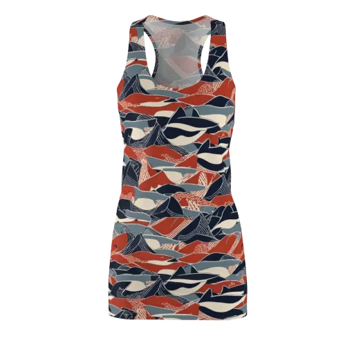 Redfin Rhapsody on a Racerback Dress