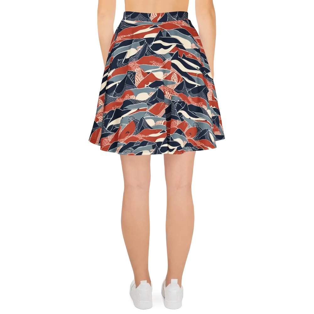 Redfin Rhapsody on Skater Skirt — Back