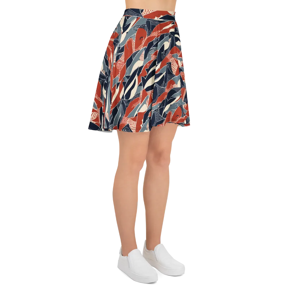 Redfin Rhapsody on Skater Skirt — Right
