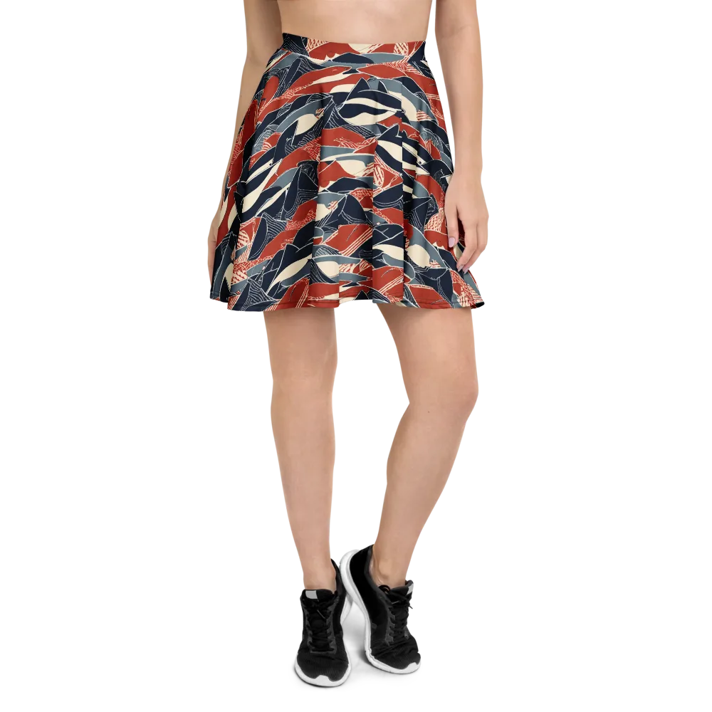 Redfin Rhapsody on Skater Skirt — Front