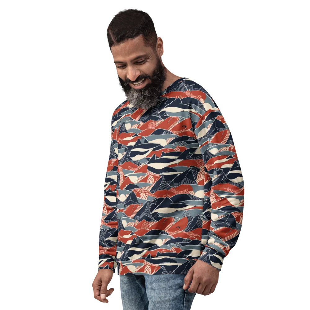 Redfin Rhapsody on Sweatshirt — Left Front