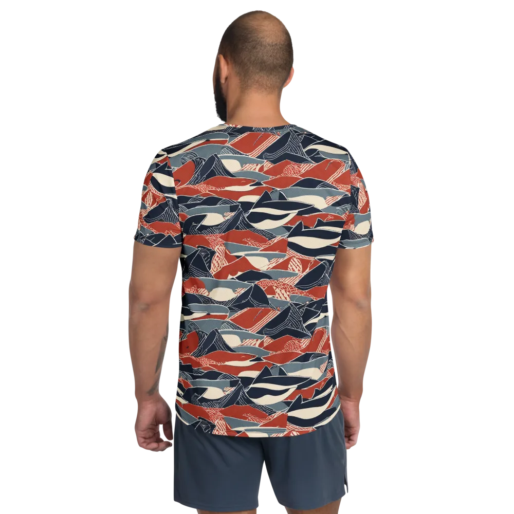 Redfin Rhapsody on Men's Athletic T-Shirt — Back