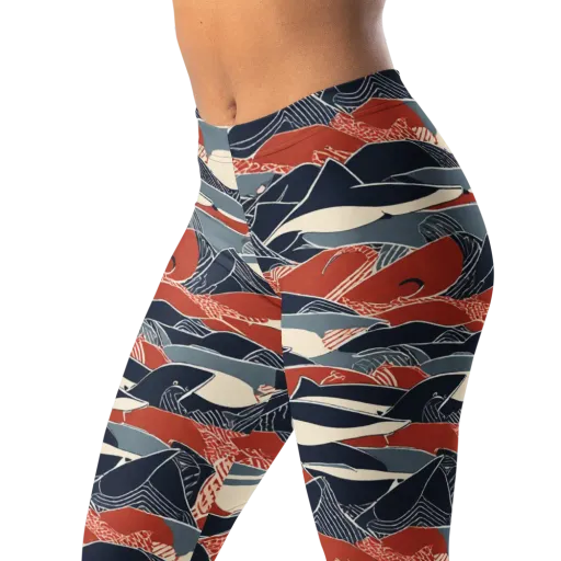Redfin Rhapsody on a Leggings