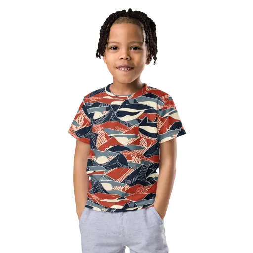 Redfin Rhapsody on a Kids Crew Neck T-Shirt