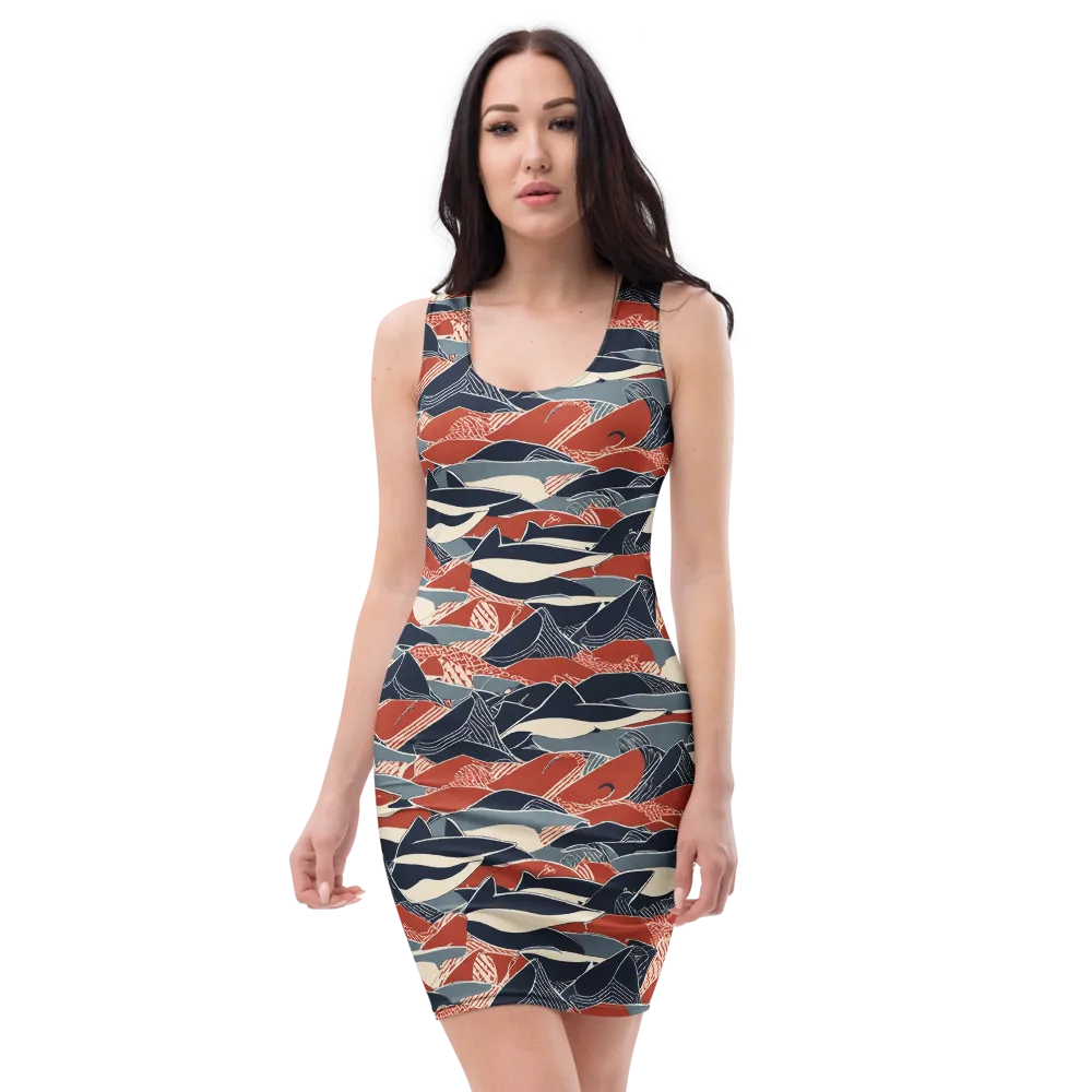 Redfin Rhapsody on Bodycon Dress — Front