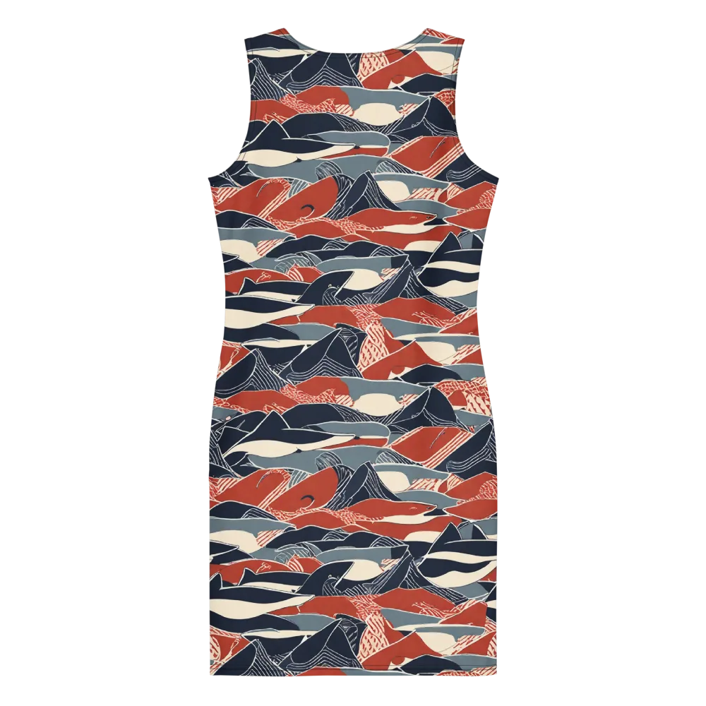 Redfin Rhapsody on Bodycon Dress — Back