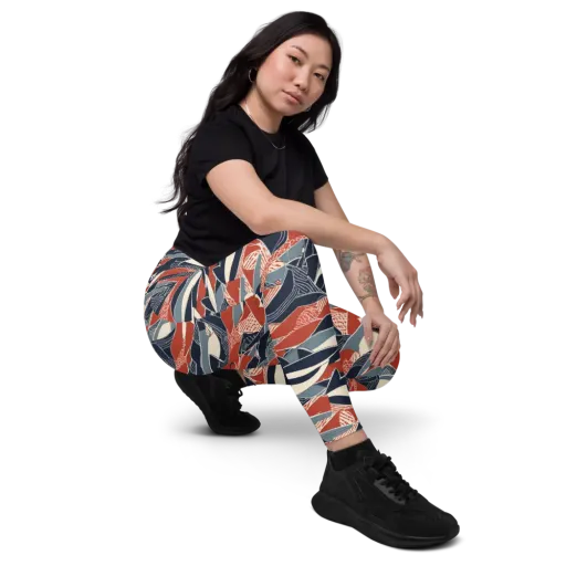 Redfin Rhapsody on a Leggings with Pockets