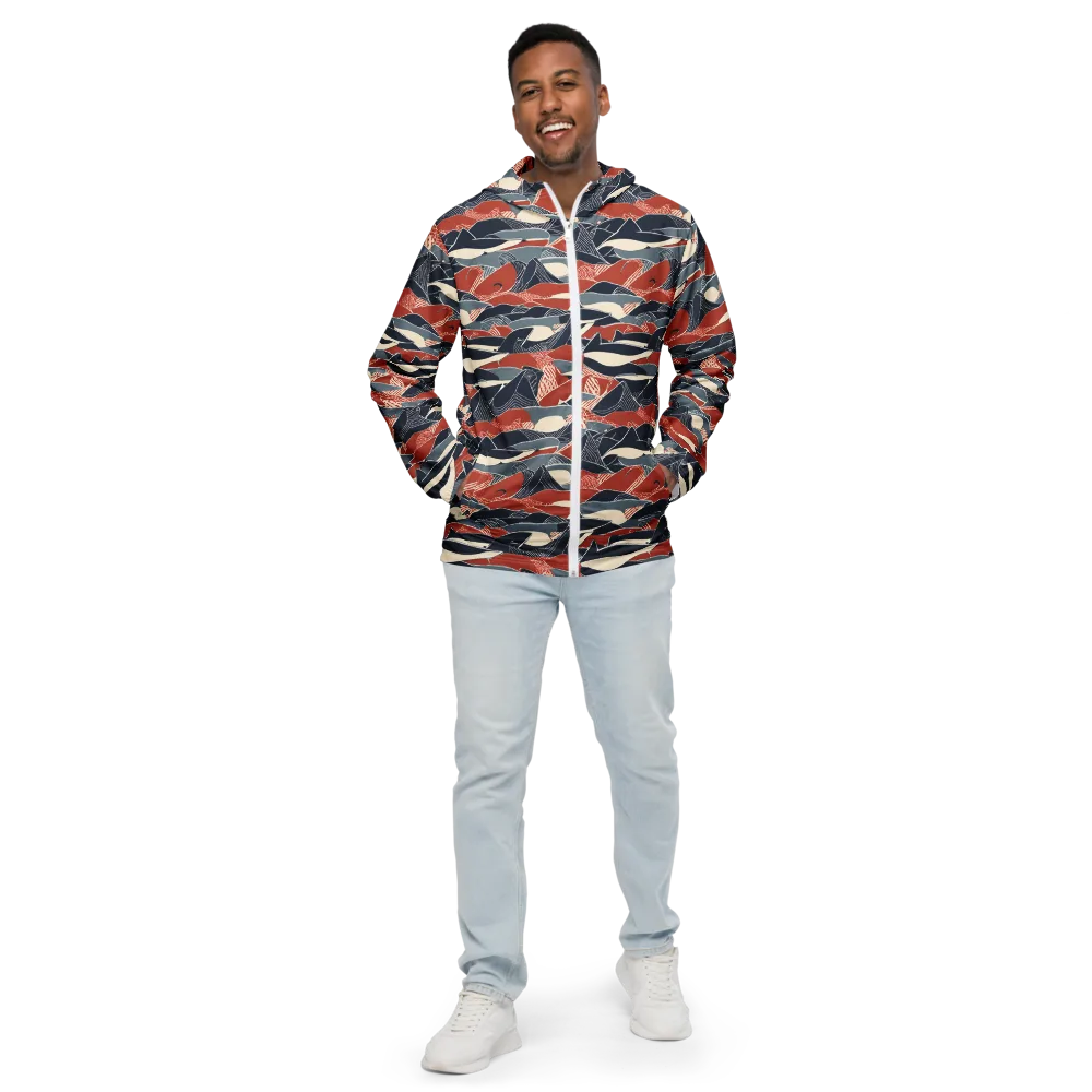 Redfin Rhapsody on Men's Windbreaker — Front
