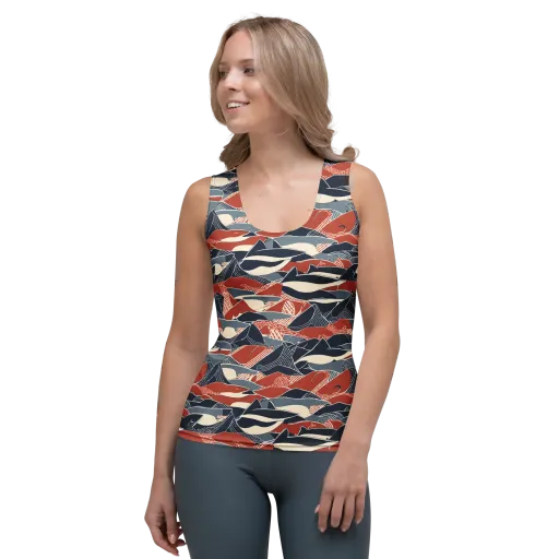 Redfin Rhapsody on a Women's Tank Top