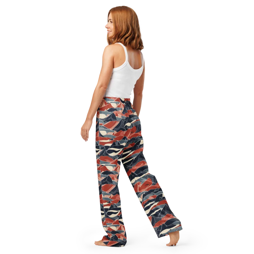 Redfin Rhapsody on Women's Pajama Pants — Back