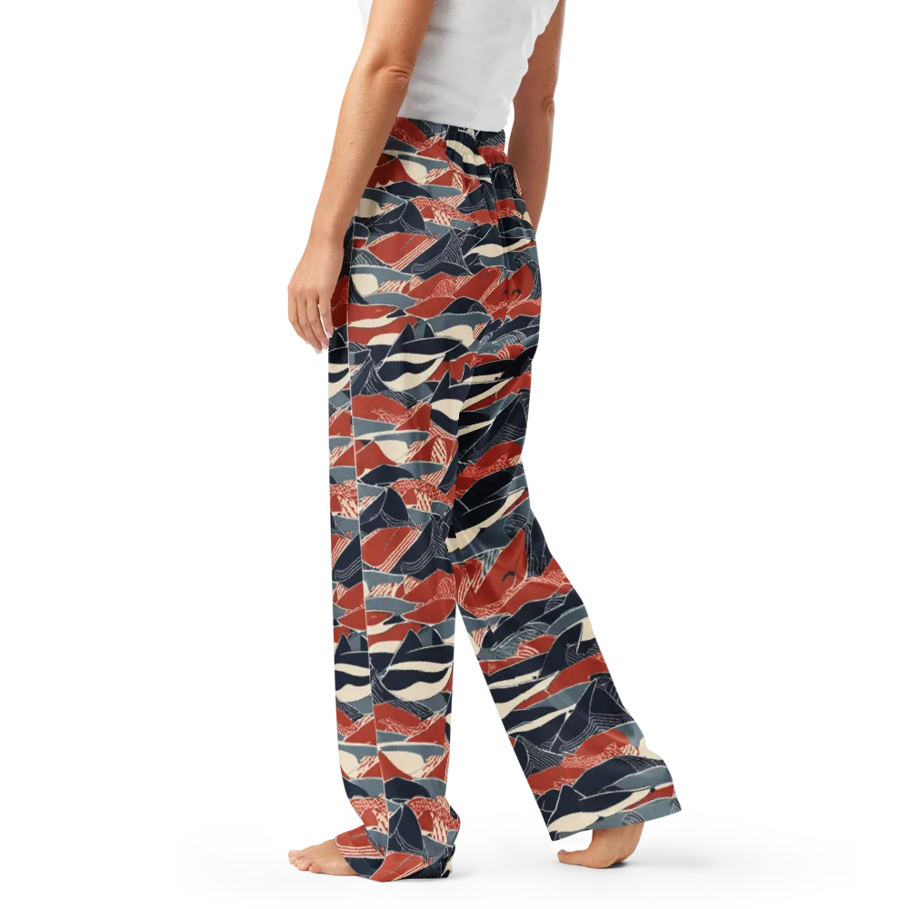 Redfin Rhapsody on Women's Pajama Pants — Left