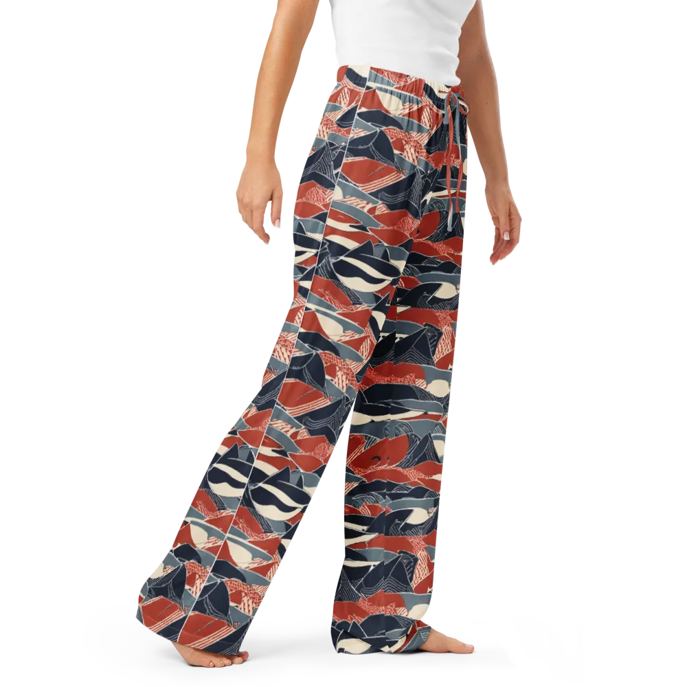 Redfin Rhapsody on Women's Pajama Pants — Right Front