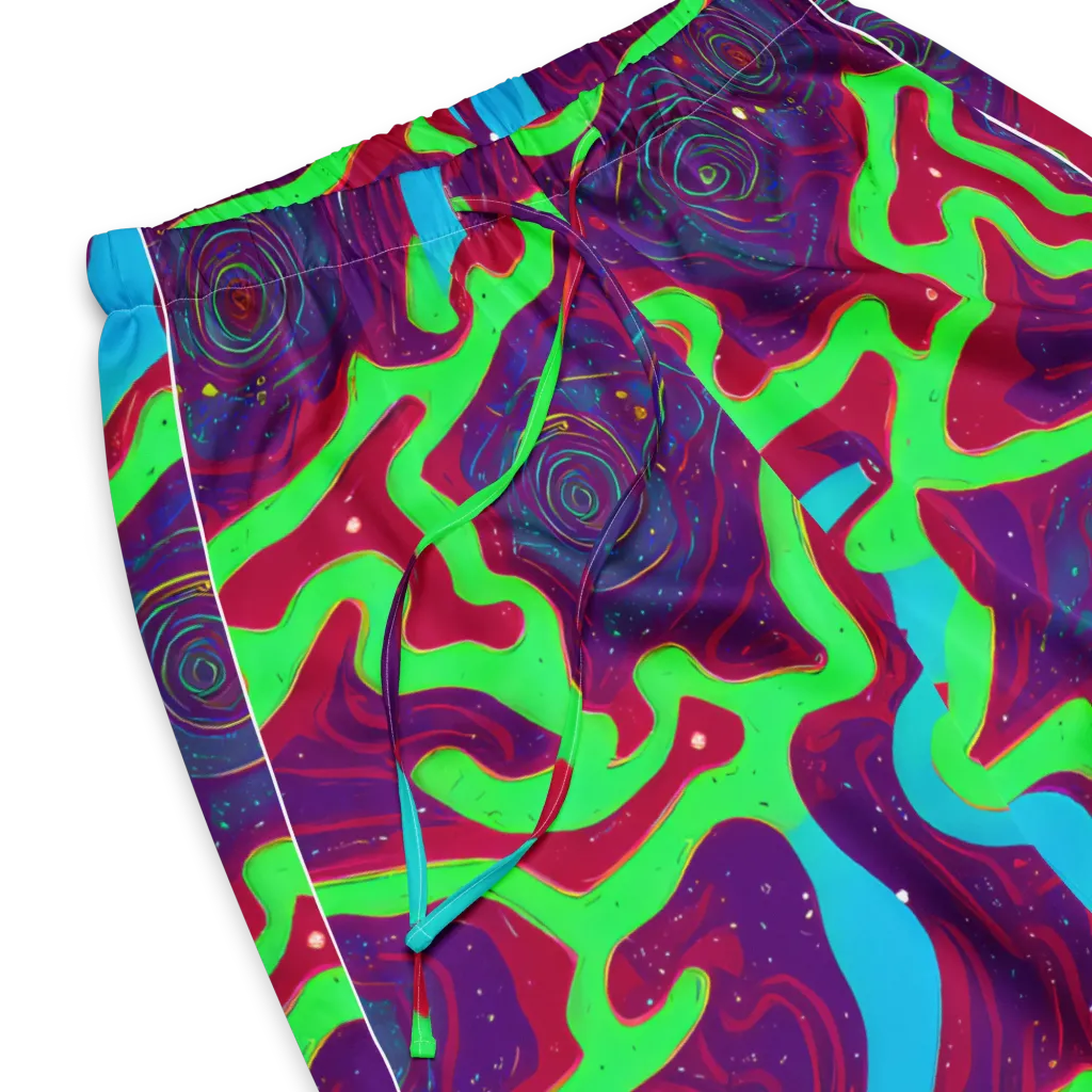 Neon Rose Riot on Women's Pajama Pants — Product details