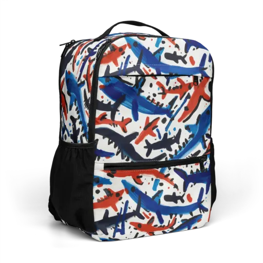 Bluewater Brushstroke on a Utility Backpack