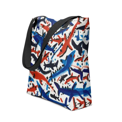 Bluewater Brushstroke on a Tote Bag