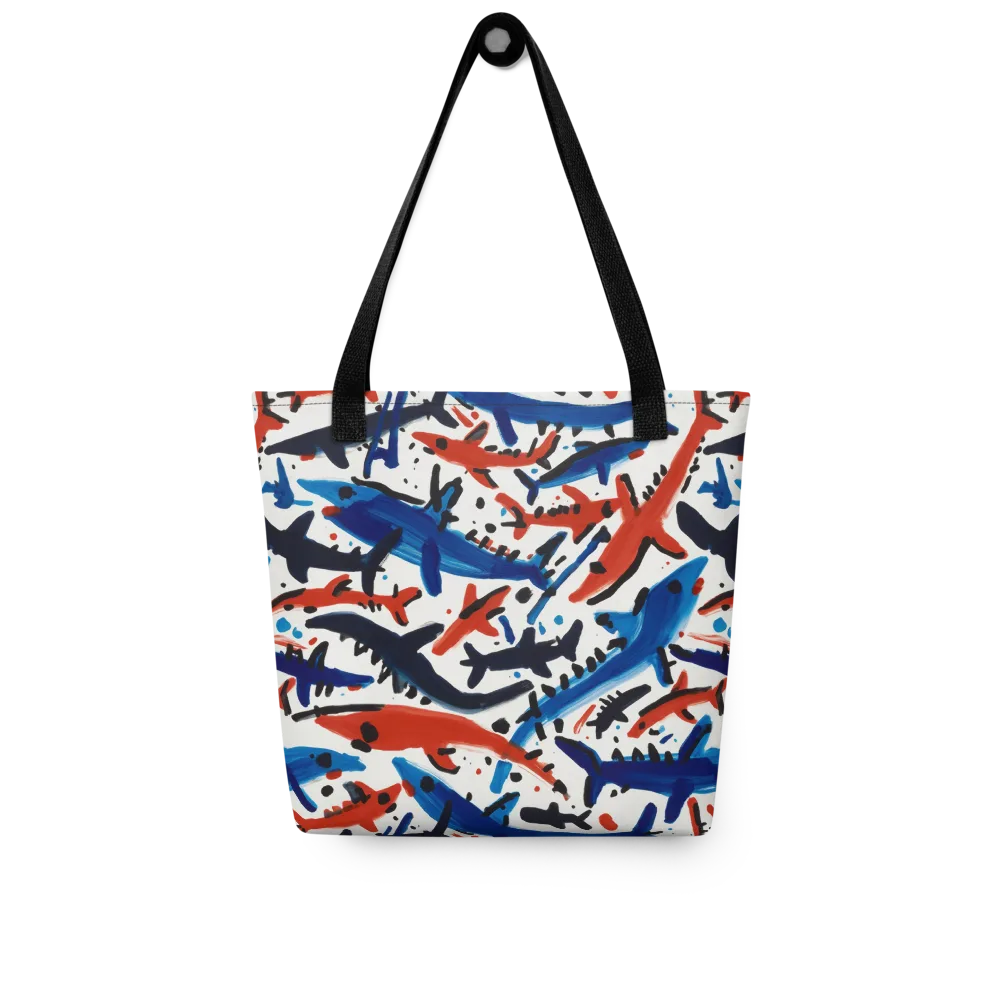 Bluewater Brushstroke on Tote Bag — Front