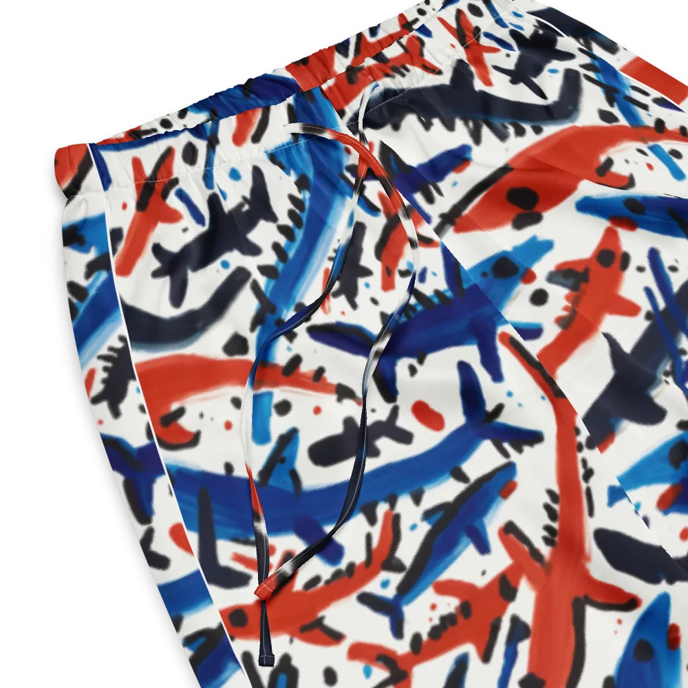 Bluewater Brushstroke on Women's Pajama Pants — Product details