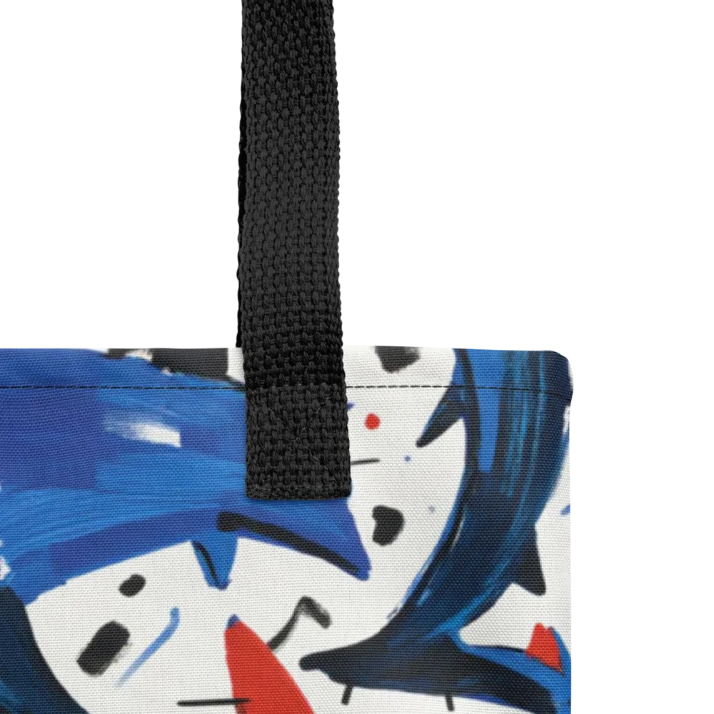 Shark Attack Abstract on Tote Bag — Product details