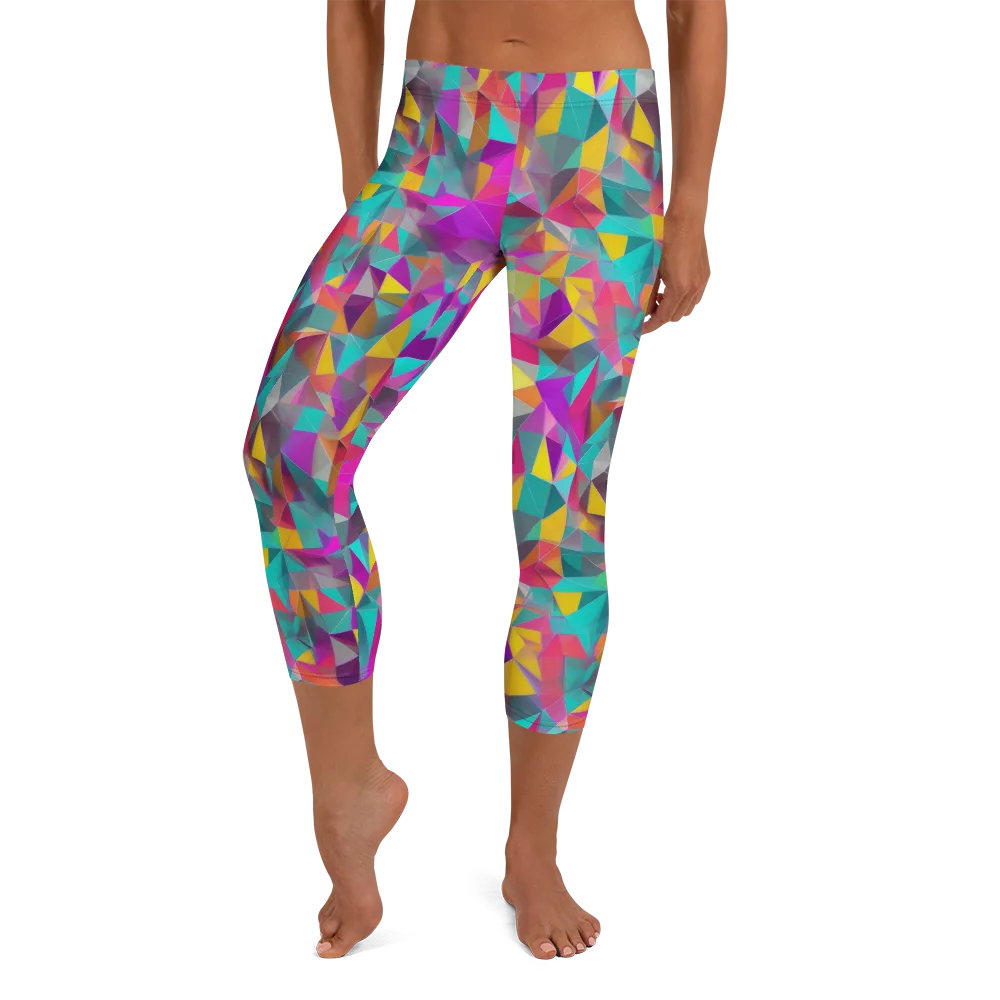 Prism Bazaar on Capri Leggings — Front