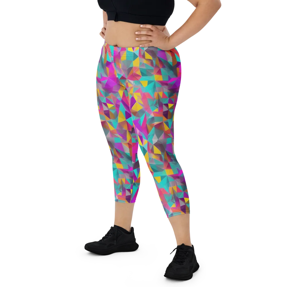 Prism Bazaar on Capri Leggings — Front