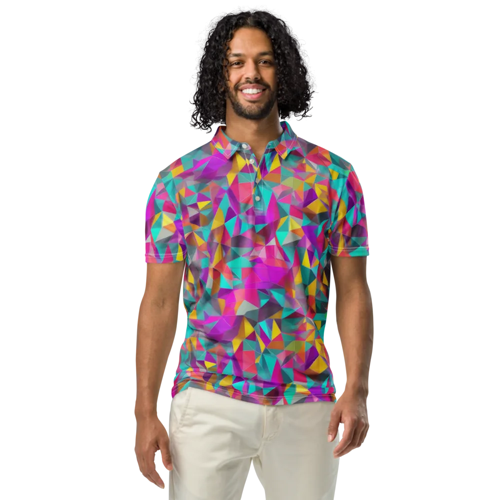Prism Bazaar on Men's Slim Fit Polo Shirt — Front