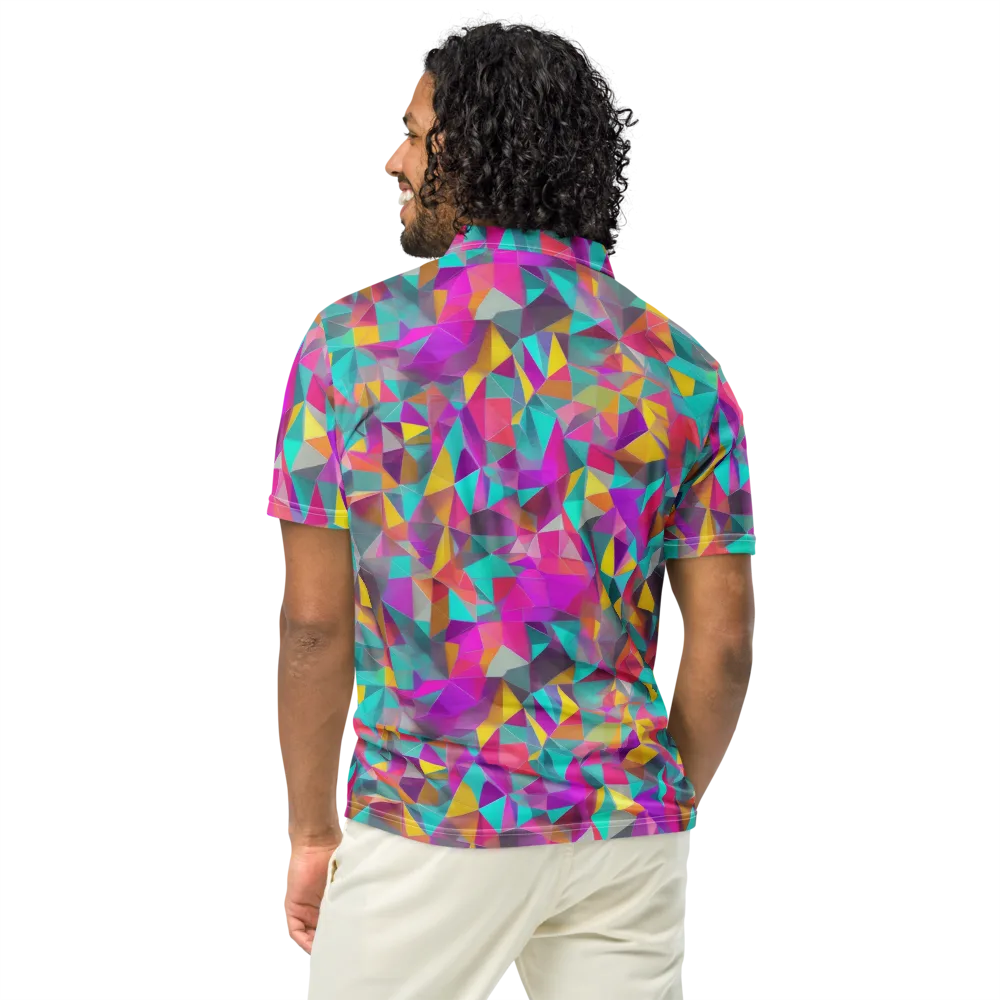 Prism Bazaar on Men's Slim Fit Polo Shirt — Back