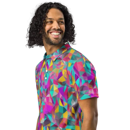 Prism Bazaar on a Men's Slim Fit Polo Shirt