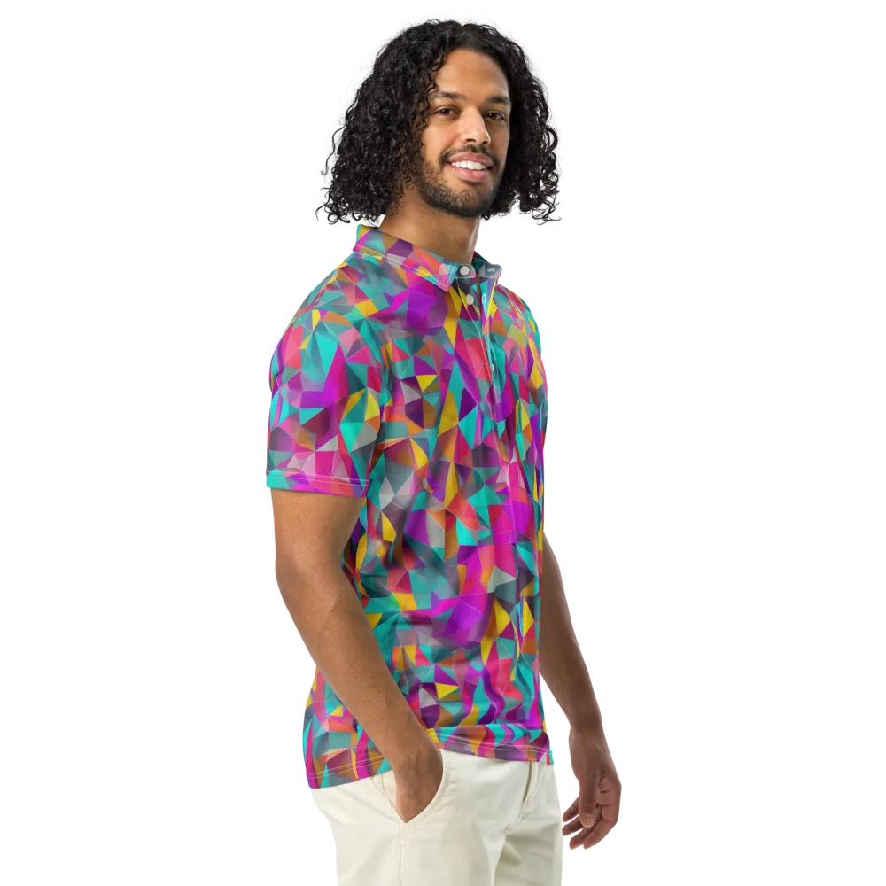 Prism Bazaar on Men's Slim Fit Polo Shirt — Right Front