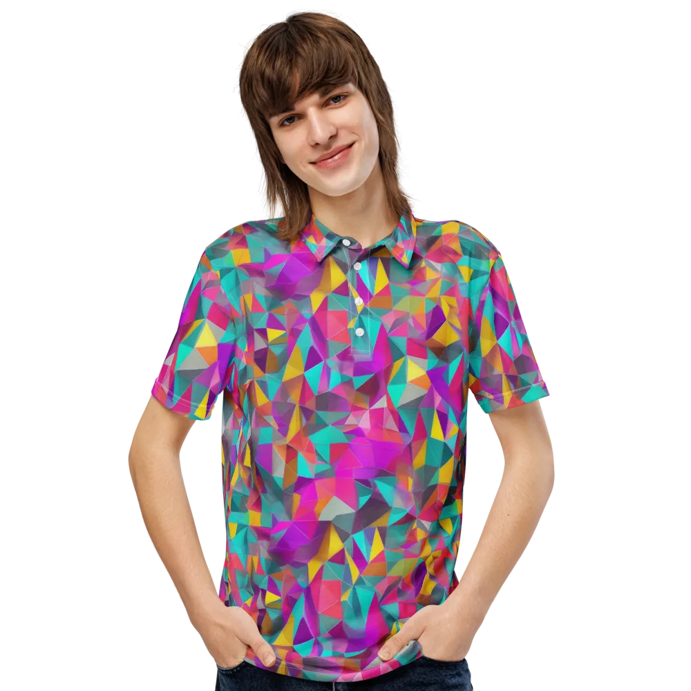 Prism Bazaar on Men's Slim Fit Polo Shirt — Front