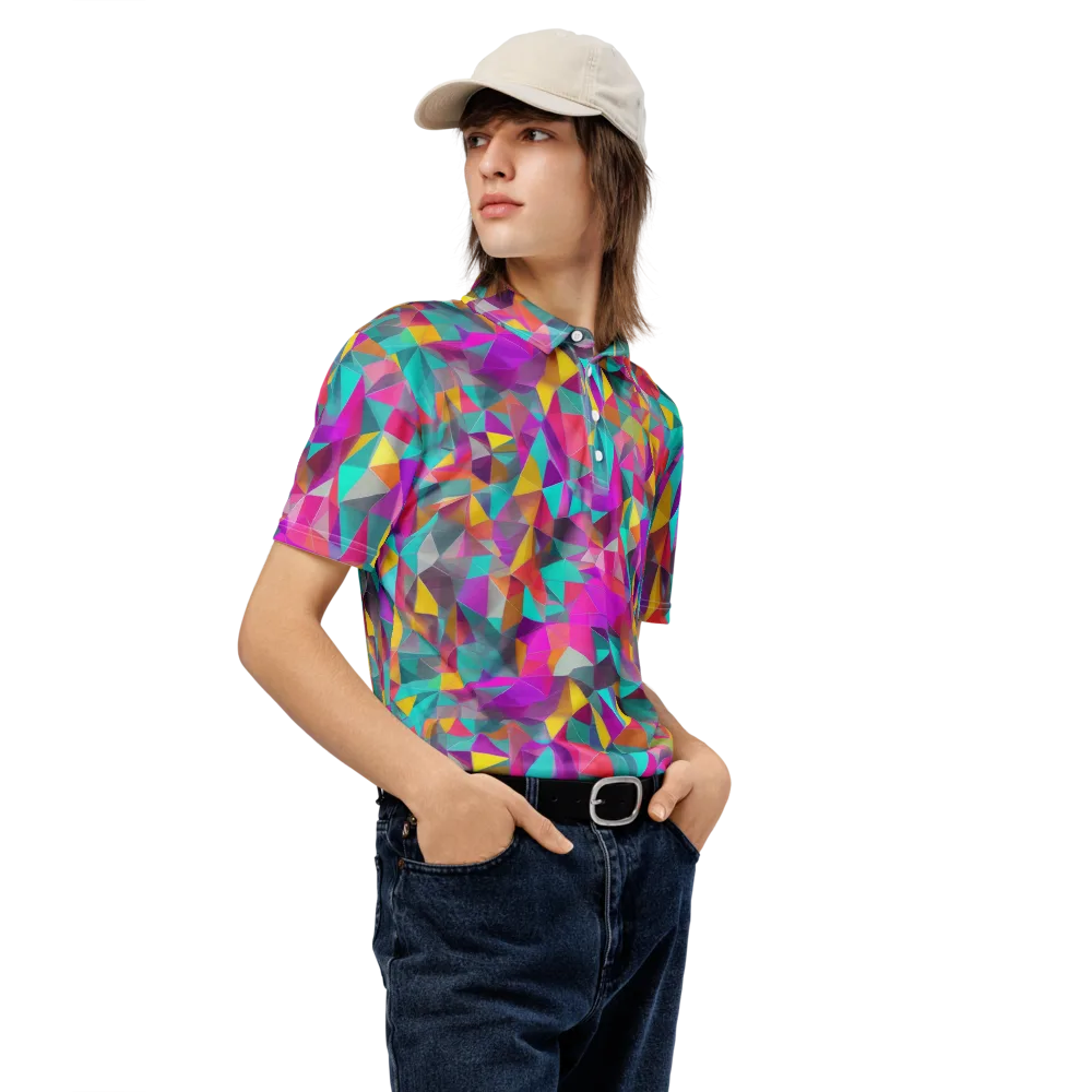 Prism Bazaar on Men's Slim Fit Polo Shirt — Right Front