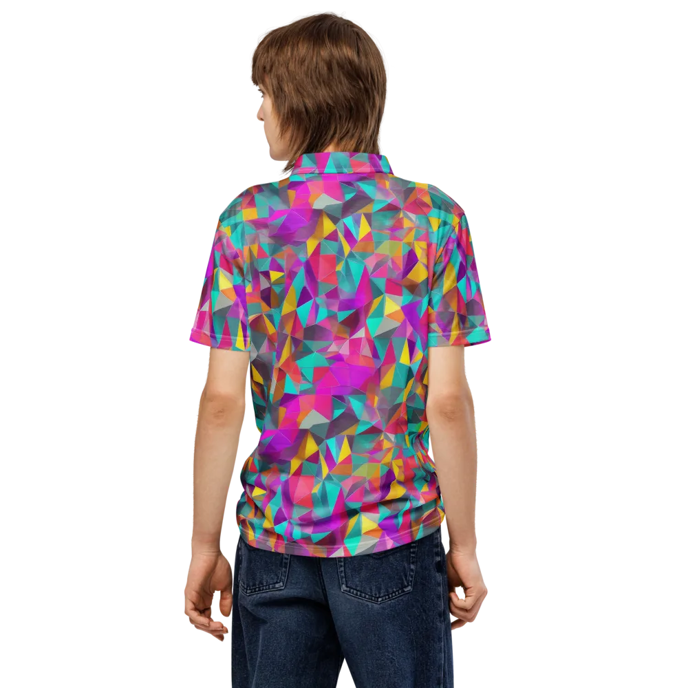 Prism Bazaar on Men's Slim Fit Polo Shirt — Back