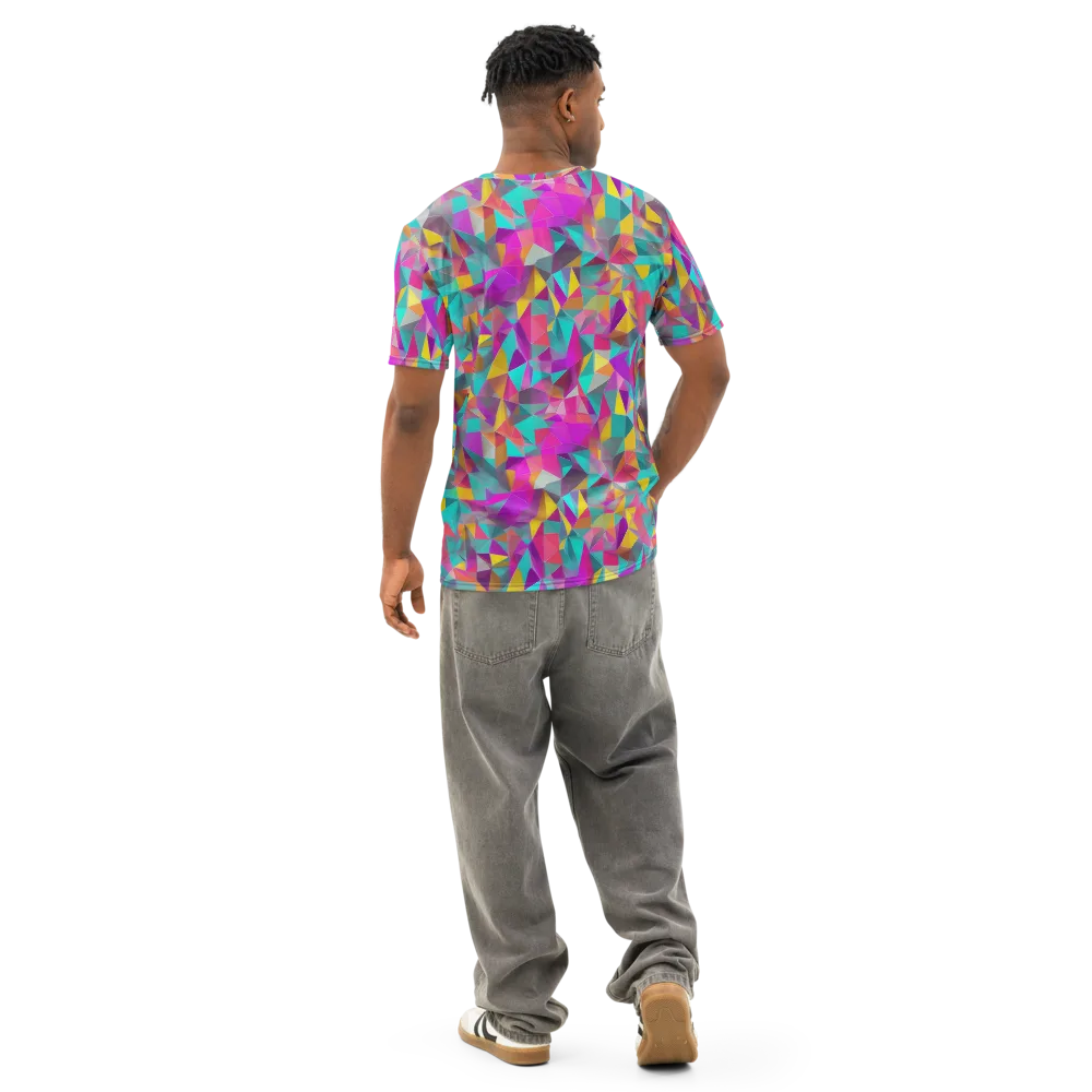Prism Bazaar on Men's Cotton Crew Neck T-Shirt — Back