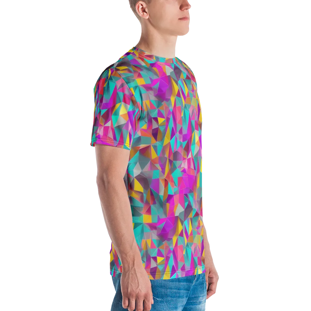 Prism Bazaar on Men's Crew Neck T-Shirt — Right