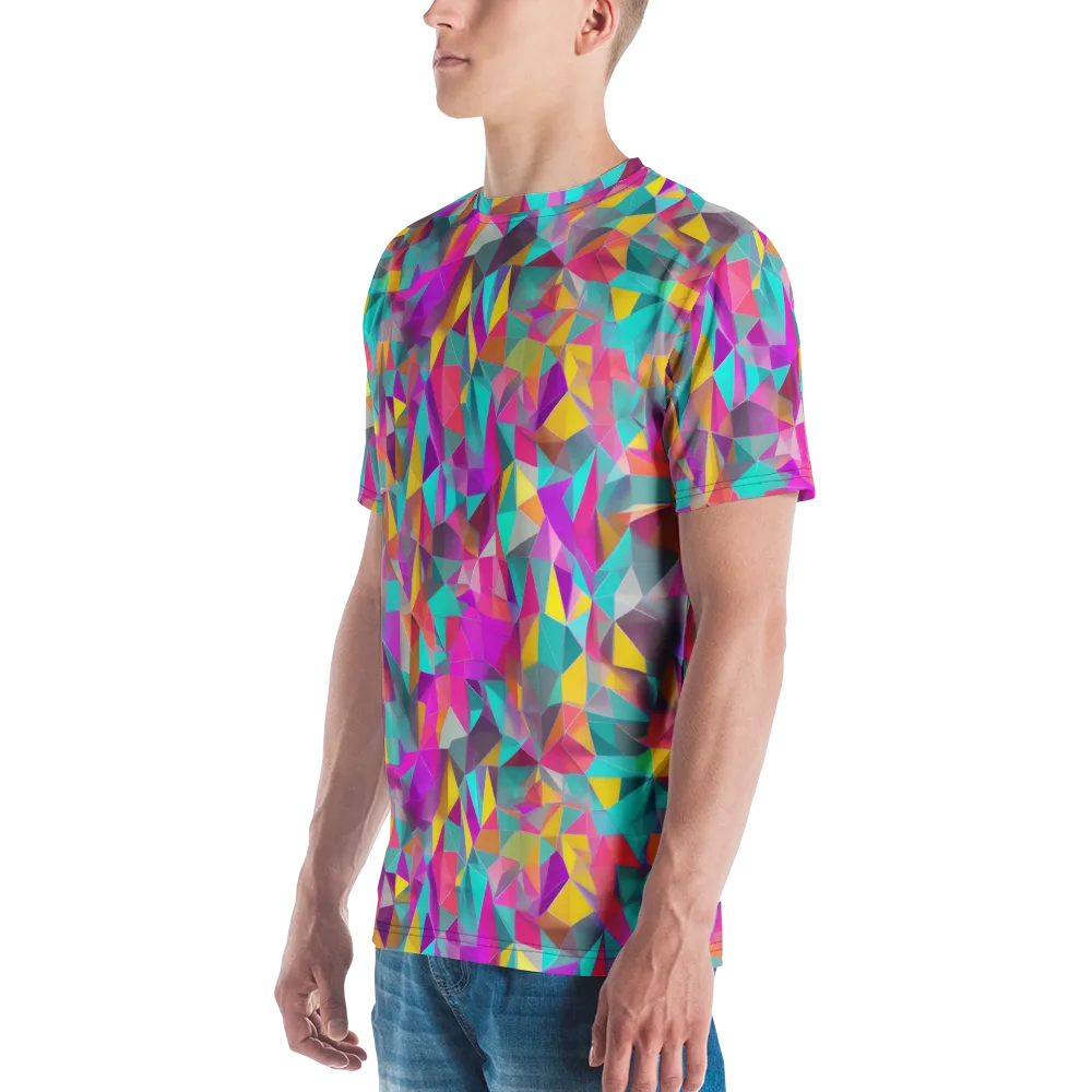 Prism Bazaar on Men's Crew Neck T-Shirt — Left