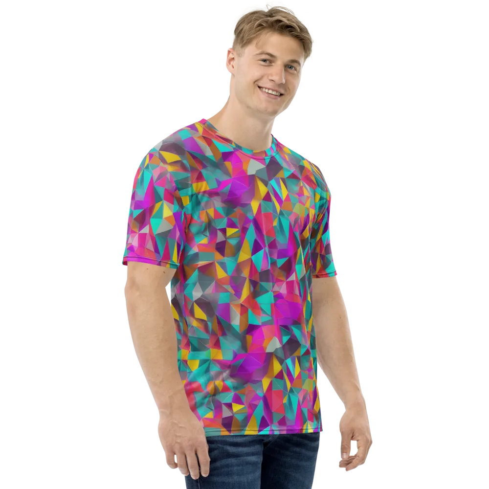 Prism Bazaar on Men's Crew Neck T-Shirt — Right